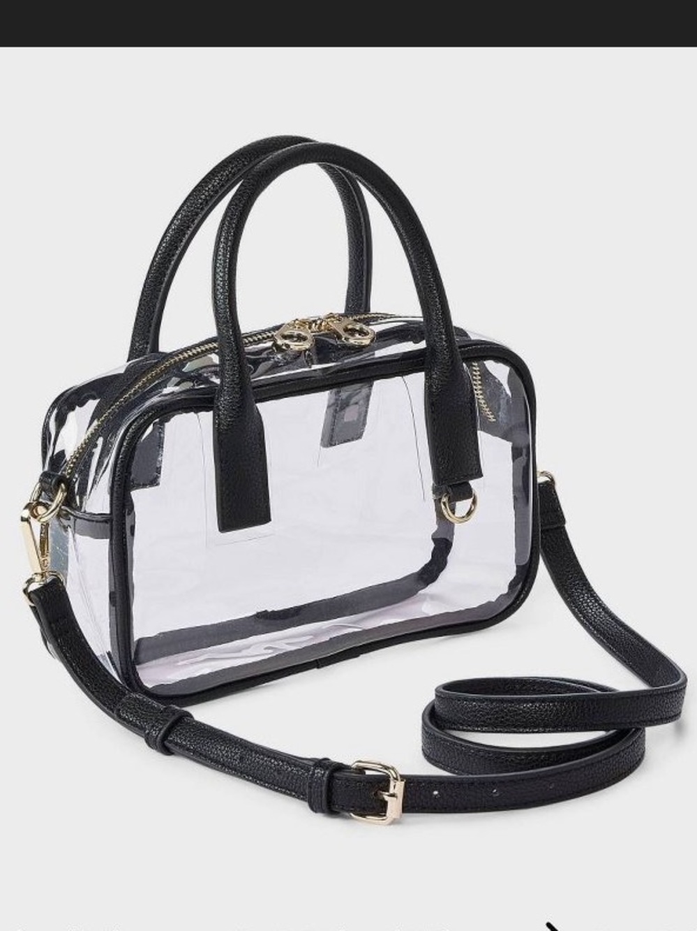 CLEAR Game Day Satchel - Crossbody Bag for Stadium, Universal Thread, NWT Sealed